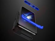 Black and blue GKK 360º case for Xiaomi Redmi Note 10 (M2101K7AI)